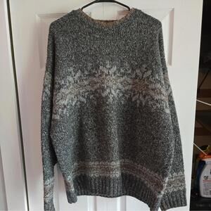 Vtg Woods & Gray Wool Blend Grandpa Core Mens Sweater Xl knit